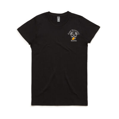 Womens Gold Recovery Builds Tee Shirt Thumbnail